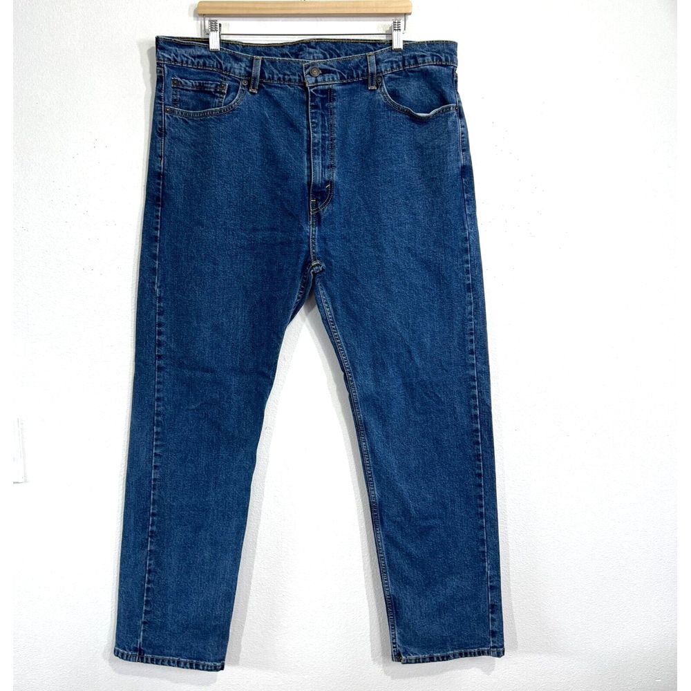Levi's 505 Mens 40X32 Fit 30 Straight Leg Original Regular Fit Jeans Medium Wash